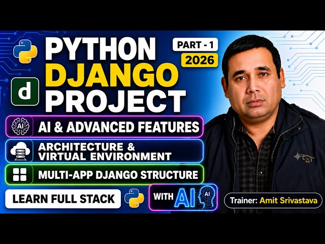 Python Django Full Stack Project with AI | Build Travel Story Sharing Platform (Part 1) 🔥