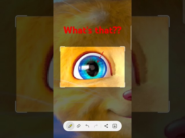 What's that in Ginger's eye?? 👁|AvaKuromi_Vids #scary #creepy #talkingtom #talkingginger #talkingben