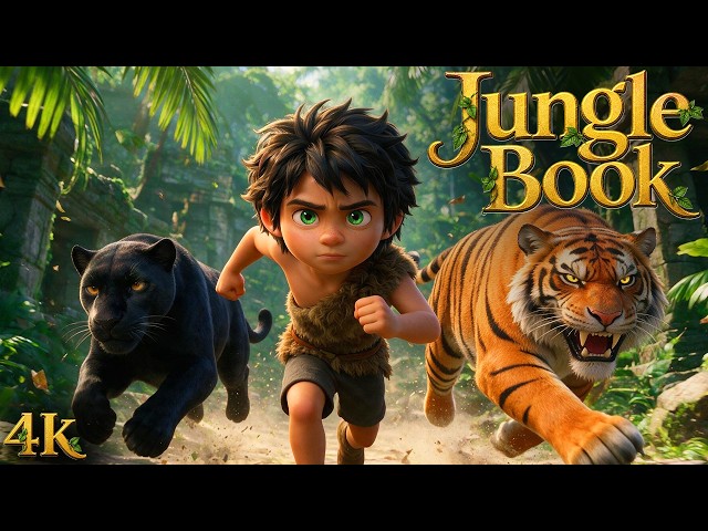 The Jungle Book Mowgli 🐍 | 3D 4K | English Fairy Tale and Stories
