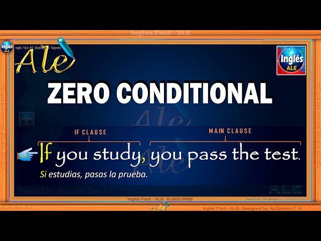 Uso De Zero Condicional | Cero Condicional En Ingles (Oraciones Con Zero Conditional)