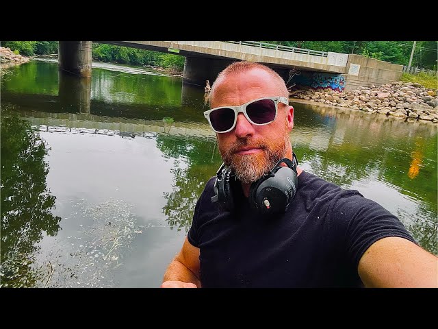 No Gold, But I Found THIS In The Huron River While Metal Detecting!