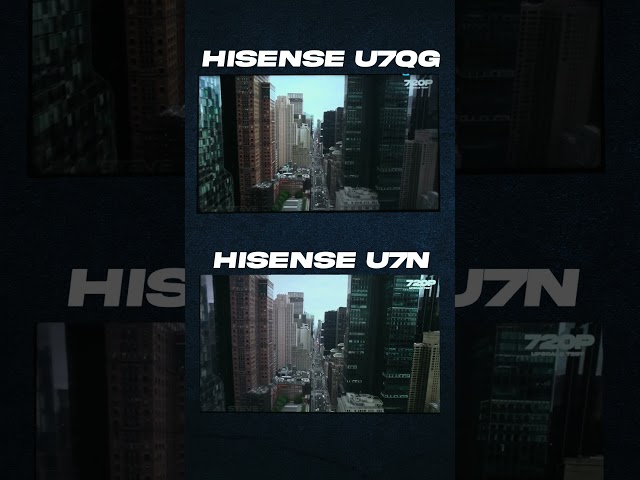 Hisense U7N vs U7QG Mini-LED