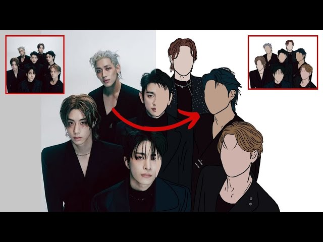 Animating GOT7 2025 Comeback Poster! 🎶🖌️🎨✨#python #got7comeback