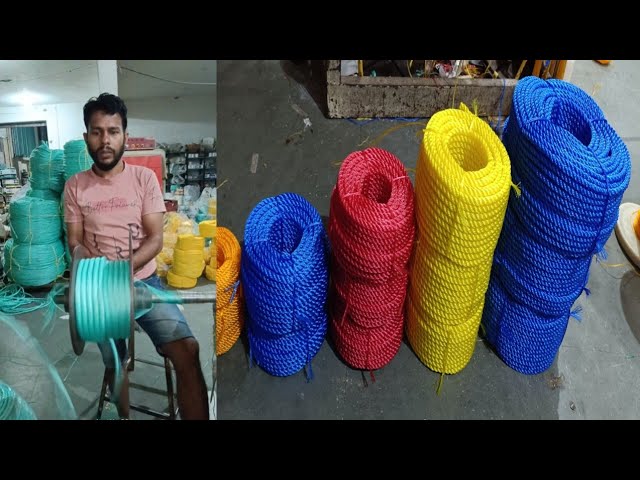 Live Rope Bundle Making | Real Factory Work | Satisfying Process