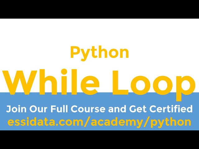 While Loops and Control Flow in Python