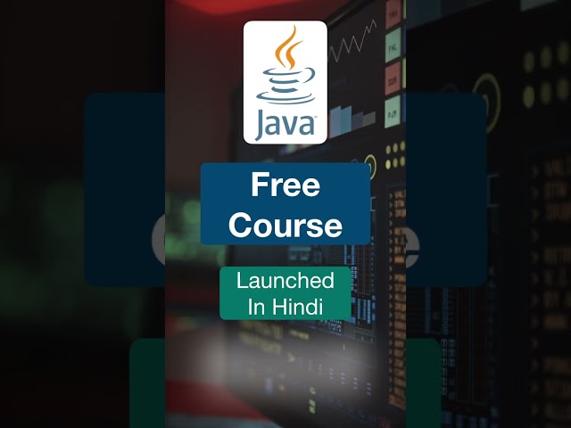 Java Free Course In Hindi || #coding #java