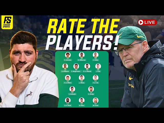 Rate the Players: Springboks vs All Blacks Player Ratings FNB Stadium | Rate Every Bok!