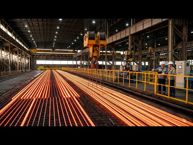 How to Make a 6.2km Long Solid Rebar from 100% Scrap Metal