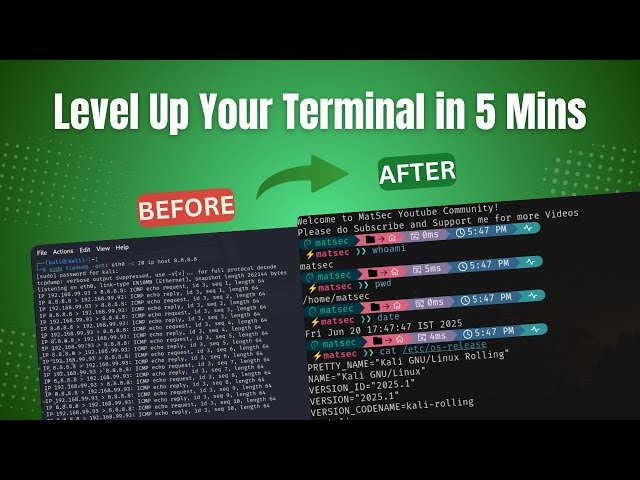 How I Made My Linux Terminal Look INSANE in 5 Minutes | Fish Shell + Oh My Posh