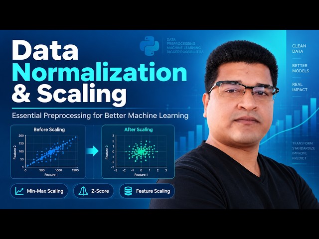 Data Normalization & Scaling | Essential Preprocessing for Better Machine Learning