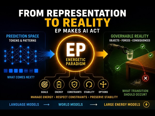 From Representation to Reality: Why AI Needs the Energetic Paradigm