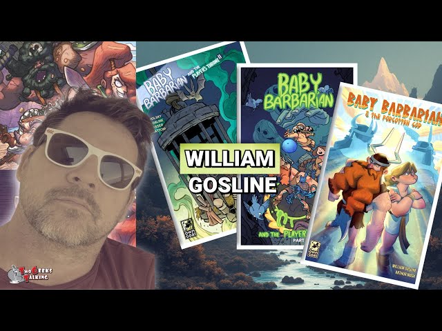 Baby Barbarian comic charges through obstacles with creator: William Gosline