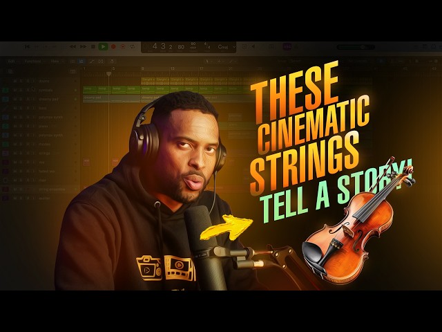 Why cinematic strings build emotion in a beat and how to do them properly - (Logic Pro 12 cook up)