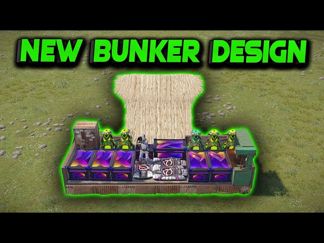 NEW BUNKER DESIGN in Rust | Rust Building Tutorial 2023!