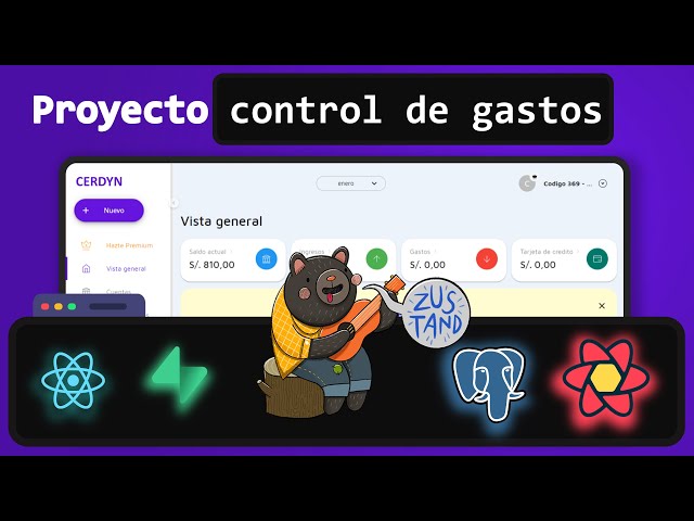Nuevo proyecto: Sistema para controlar gastos con ⚛️REACT y PostgreSQL