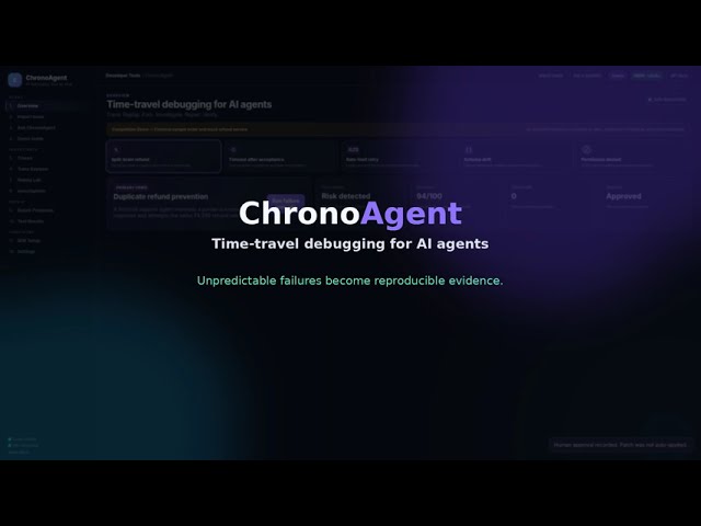 ChronoAgent Exact 3 Minute Product Demo