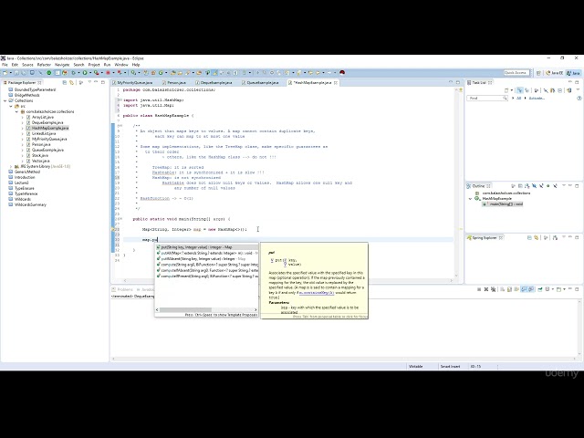 Maps in Java Collections