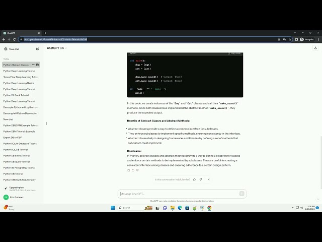 abstract class and abstract method in python
