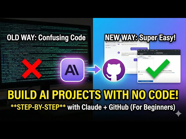 Claude Code + GitHub Desktop (No Coding Needed!) Simple Workflow for Beginners