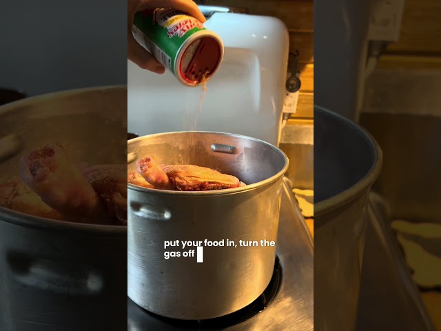 Built in crockpot experiment