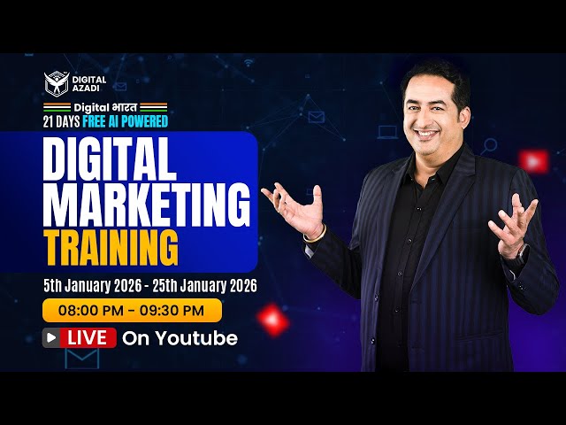 Mission Digital Bharat 2026 - Learn AI Powered Digital Marketing For Free