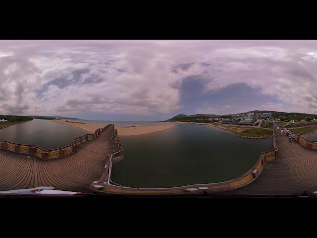 新北「福隆海灘」 360 4K 全景即時影像