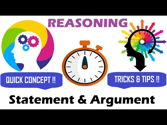 Statement & Argument - Reasoning - CH-16