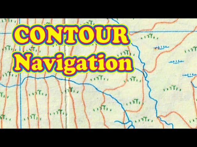 Navigate using contour lines