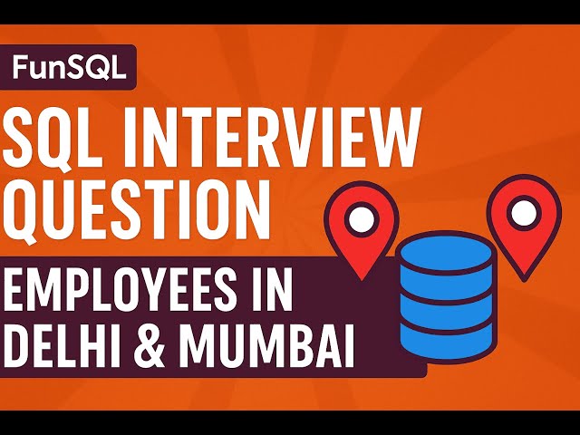 SQL Self Join Explained with Real-World Example| Employees in Multiple Cities