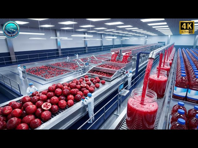 Inside an Ocean Spray Juice Plant: From Cranberry Bogs to Bottled Fruit Juice (Full Process)