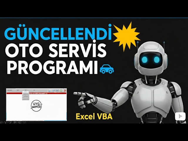 Oto Servis Programına Yeni Özellikler Eklendi
