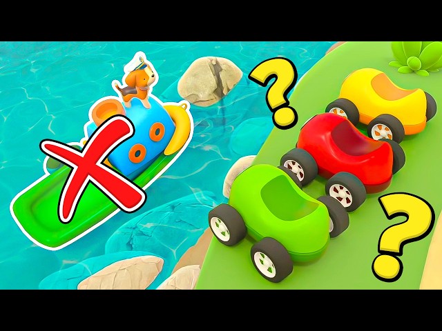 A little boat can't sail, and an amphibious car comes to its aid.