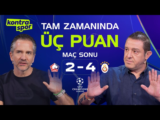 🔴CANLI | Lille - Galatasaray Maç Sonu| Nihat Kahveci, Nebil Evren | Kontratak Şampiyonlar Ligi