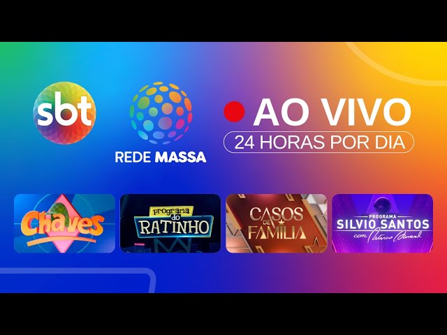 Rede Massa SBT AO VIVO  24h
