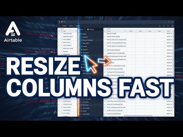 Resize Columns In Airtable [Simplified]