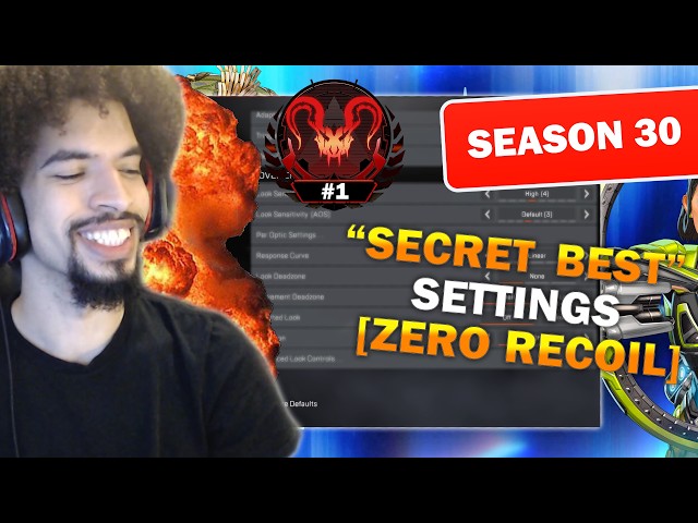 The BEST SECRET CONTROLLER SETTINGS For Season 30! ( Apex Legends PC PS5 XBOX)