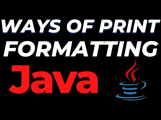 Print formatted output in Java for all data type variables | Java formatting