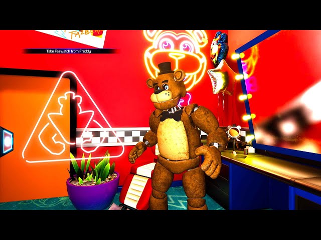FNAF: Security Breach || FNAF 1 Freddy Model replacement test