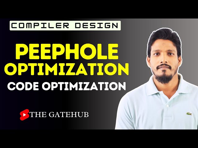 Peephole Optimization in Compiler Design | Machine Dependent Code Optimization