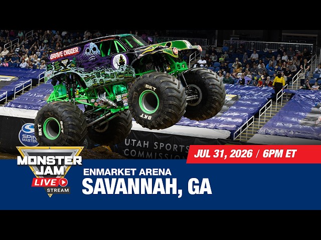 Monster Jam: Savannah, GA - 1 (Full Event) | July 31, 2026 | EnMarket Arena