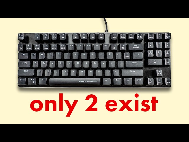 This is the PERFECT Keyboard Layout. You Can't Buy it.