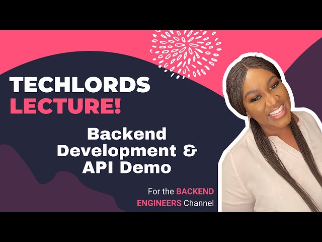 Backend Development Discussion and API Demo - Legendary Techlords
