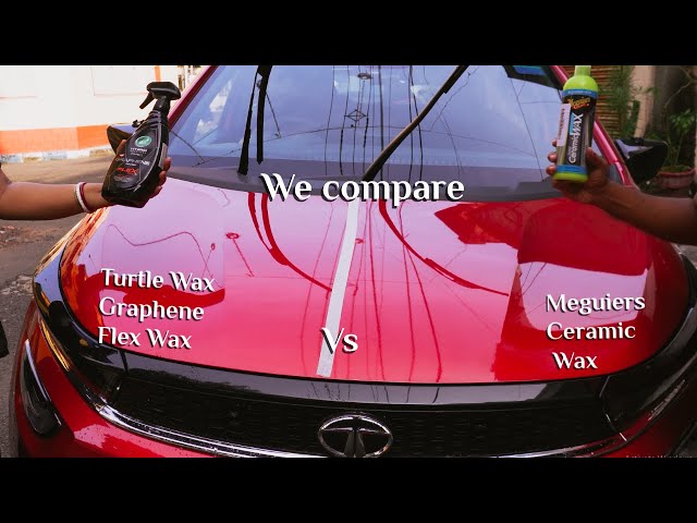 Turtle Wax Graphene Flex Wax vs Meguiers Ceramic Wax #carpolish