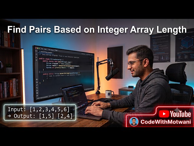 Pair Sum in Java 8 | Find Pairs Based on Integer Array Length | Coding Interview