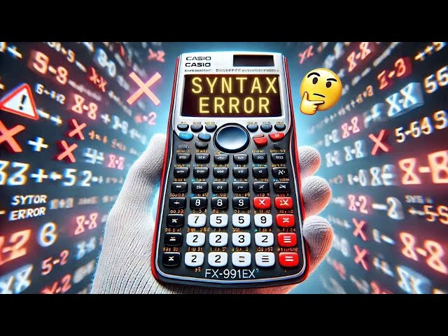 What is SYNTAX Error in Scientific Calculator | Scientific Calculator Syntax Error?