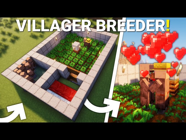 Minecraft Easiest Villager Breeder Tutorial 1.21/26.2+ | Java & Bedrock!