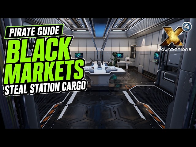 X4 Foundations 9.0 Pirate Guide: Black Markets & Station Hacking