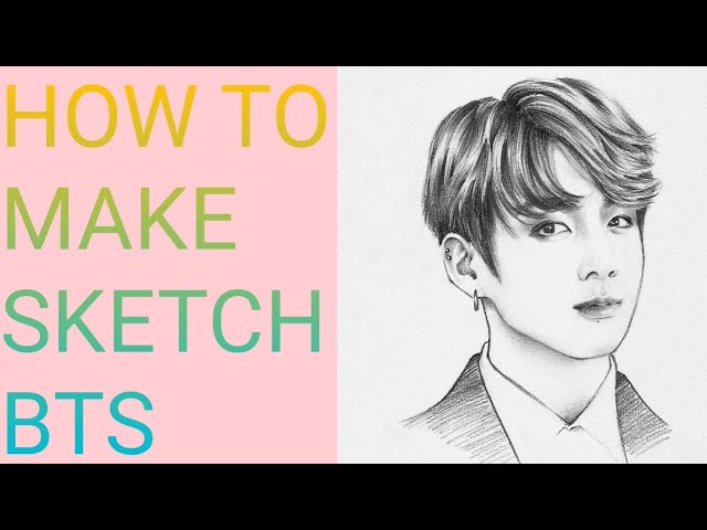 BTS ka drawing || bts drawing || bts sketch || BTS sketch || Pencil drawing Easy art # Shivam Kumar.