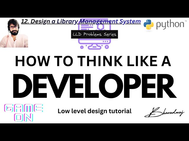 12. Design a simple Library Management System