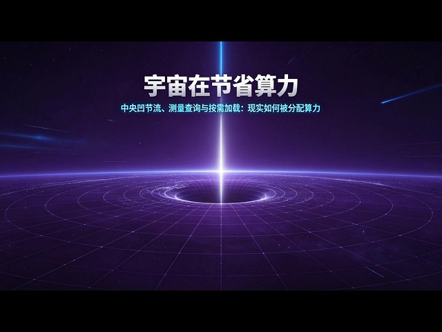 物理世界根本没有全量渲染？从视网膜中央凹到量子测量：宇宙“按需加载与算力节流”白皮书